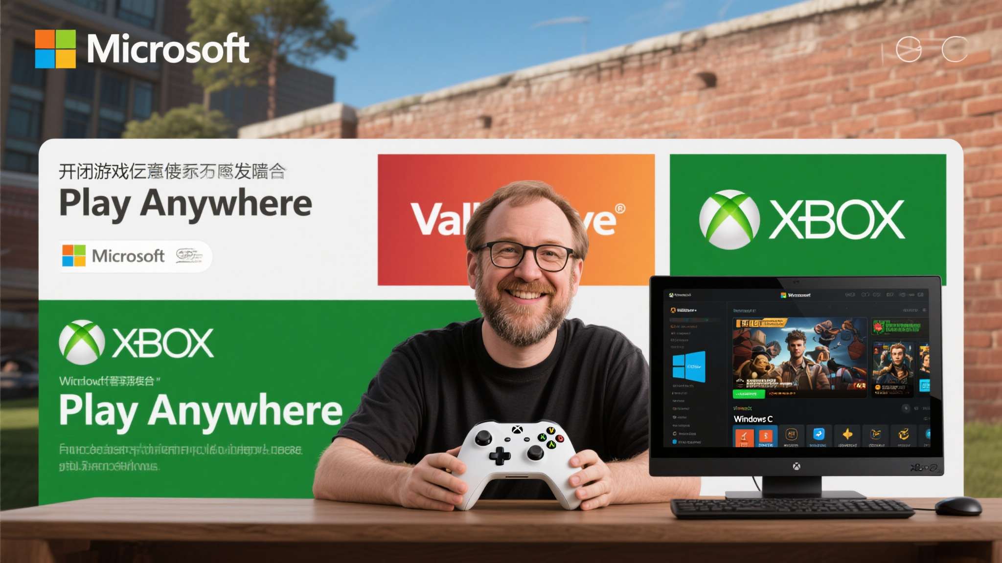 G胖力挺Xbox赢得胜利!根本不考虑PS5 微软近年来推行的"Play Anywhere"政策,允许玩家在Xbox主机与Wi